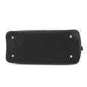 バーバリー BURBERRY ノバチェック ベージュ×ブラック キャンバス レザー ショルダーバッグ シルバー金具 黒