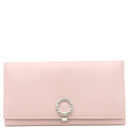 ブルガリ BVLGARI ブルガリブルガリ 30413 ピンク グレインレザー 長財布 シルバー金具 二つ折り