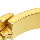 エルメス HERMES クリックH PM ホワイト×ゴールド GP エナメル ブレスレット ゴールド金具 Hブレス