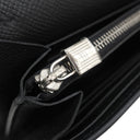エルメス HERMES ケリーウォレット ロング ブラック ヴォーエプソン 長財布 シルバー金具 黒