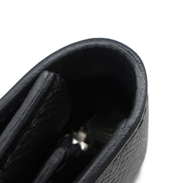 エルメス HERMES ケリーウォレット ロング ブラック ヴォーエプソン 長財布 シルバー金具 黒