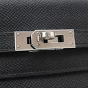 エルメス HERMES ケリーウォレット ロング ブラック ヴォーエプソン 長財布 シルバー金具 黒