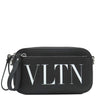 ヴァレンティノ VALENTINO VLTN ロゴ 1Y2B0954WJW ブラック レザー 2WAYバッグ シルバー金具 黒 ショルダー ボディバッグ