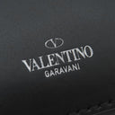 ヴァレンティノ VALENTINO VLTN ロゴ 1Y2B0954WJW ブラック レザー 2WAYバッグ シルバー金具 黒 ショルダー ボディバッグ