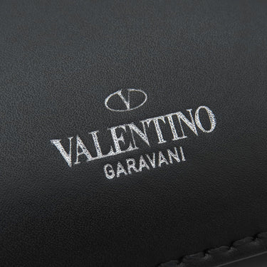 ヴァレンティノ VALENTINO VLTN ロゴ 1Y2B0954WJW ブラック レザー 2WAYバッグ シルバー金具 黒 ショルダー ボディバッグ