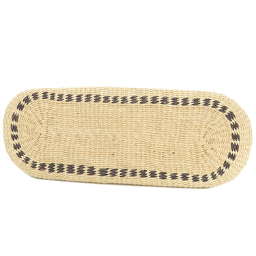 ロエベ LOEWE スクエアバスケット スモール ベージュ×ブラック ラフィア レザー トートバッグ シルバー金具 黒 かごバッグ