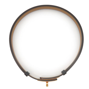 エルメス HERMES ケリー ブラック×ゴールド ヴォーエプソン GP ベルト ローズゴールド金具 新品 未使用 黒 茶 ターンロック金具 スライド調節