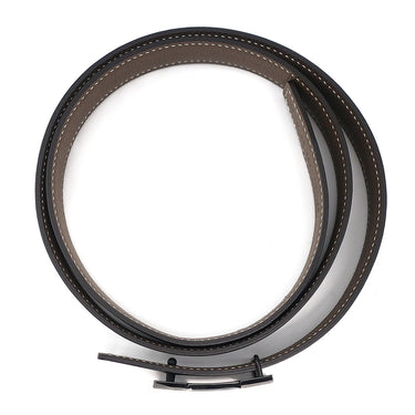 エルメス HERMES コンスタンスH ＃85 ブラック×エトゥープ スイフト ヴォーエプソン #85 ベルト 新品 未使用 Hバックル ラッカー金具