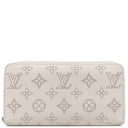 ルイヴィトン LOUIS VUITTON ジッピー ウォレット M80555 スノー モノグラムマヒナ 長財布 シルバー金具 ラウンドファスナー ピンク バイカラー