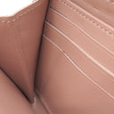 ルイヴィトン LOUIS VUITTON ジッピー ウォレット M80555 スノー モノグラムマヒナ 長財布 シルバー金具 ラウンドファスナー ピンク バイカラー