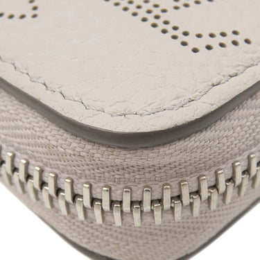 ルイヴィトン LOUIS VUITTON ジッピー ウォレット M80555 スノー モノグラムマヒナ 長財布 シルバー金具 ラウンドファスナー ピンク バイカラー