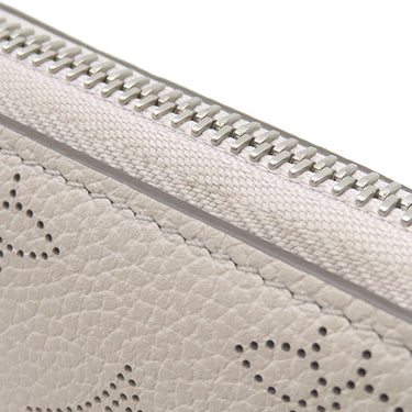 ルイヴィトン LOUIS VUITTON ジッピー ウォレット M80555 スノー モノグラムマヒナ 長財布 シルバー金具 ラウンドファスナー ピンク バイカラー