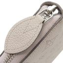 ルイヴィトン LOUIS VUITTON ジッピー ウォレット M80555 スノー モノグラムマヒナ 長財布 シルバー金具 ラウンドファスナー ピンク バイカラー