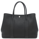 エルメス HERMES ガーデンパーティーPM ブラック ネゴンダ トートバッグ シルバー金具 黒
