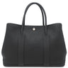 エルメス HERMES ガーデンパーティーPM ブラック ネゴンダ トートバッグ シルバー金具 黒