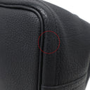 エルメス HERMES ガーデンパーティーPM ブラック ネゴンダ トートバッグ シルバー金具 黒