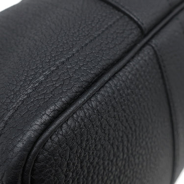 エルメス HERMES ガーデンパーティーPM ブラック ネゴンダ トートバッグ シルバー金具 黒