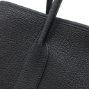 エルメス HERMES ガーデンパーティーPM ブラック ネゴンダ トートバッグ シルバー金具 黒