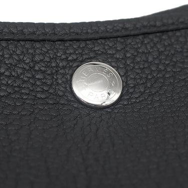 エルメス HERMES ガーデンパーティーPM ブラック ネゴンダ トートバッグ シルバー金具 黒