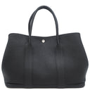 エルメス HERMES ガーデンパーティーPM ブラック ネゴンダ トートバッグ シルバー金具 黒