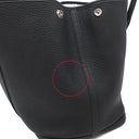 エルメス HERMES ガーデンパーティーPM ブラック ネゴンダ トートバッグ シルバー金具 黒