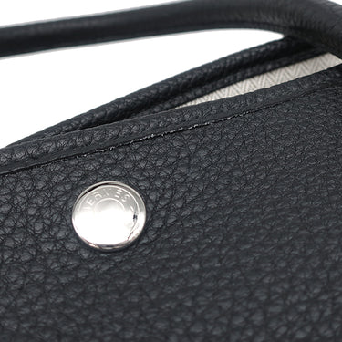エルメス HERMES ガーデンパーティーPM ブラック ネゴンダ トートバッグ シルバー金具 黒