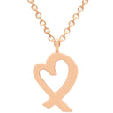 ティファニー Tiffany & Co ラビングハート ダイヤ ローズゴールド K18YG ダイヤモンド ネックレス ピンクゴールド パロマ ピカソ