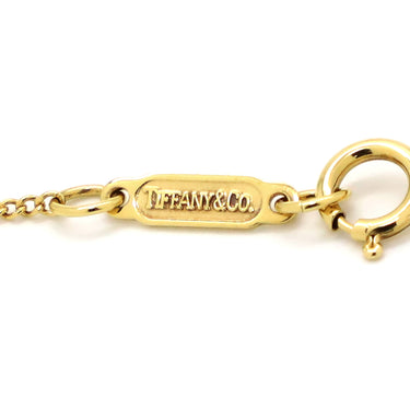 ティファニー Tiffany & Co オープンリーフ 1Pダイヤ イエローゴールド K18YG ダイヤモンド ネックレス ハートリーフ 18K T&Co.