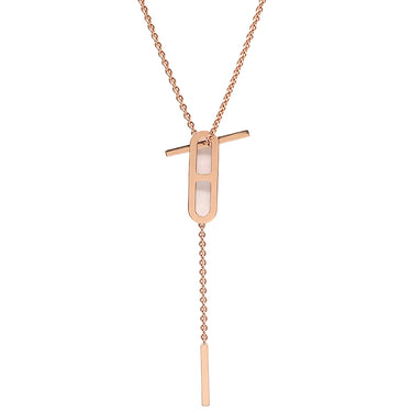 エルメス HERMES エヴァーシェーヌダンクル ローズゴールド K18PG ダイヤモンド ST ネックレス ピンクゴールド 18K 750AU