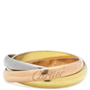 カルティエ Cartier トリニティSM ホワイトゴールドXイエローゴールドXピンクゴールド K18WG K18YG K18PG #52(JP12) リング 指輪 3連 3カラー 12号