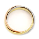 カルティエ Cartier トリニティSM ホワイトゴールドXイエローゴールドXピンクゴールド K18WG K18YG K18PG #52(JP12) リング 指輪 3連 3カラー 12号