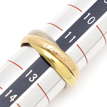 カルティエ Cartier トリニティSM ホワイトゴールドXイエローゴールドXピンクゴールド K18WG K18YG K18PG #52(JP12) リング 指輪 3連 3カラー 12号