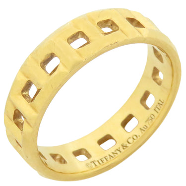 ティファニー Tiffany & Co Tトゥルーリング イエローゴールド K18YG リング 指輪 18K 750YG 12.5号