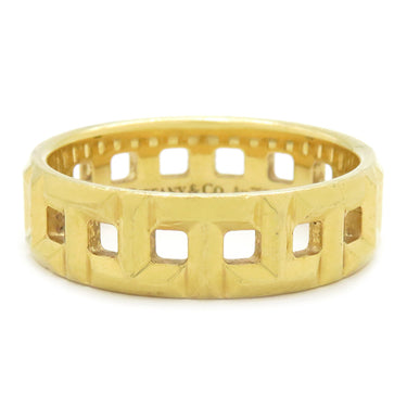 ティファニー Tiffany & Co Tトゥルーリング イエローゴールド K18YG リング 指輪 18K 750YG 12.5号