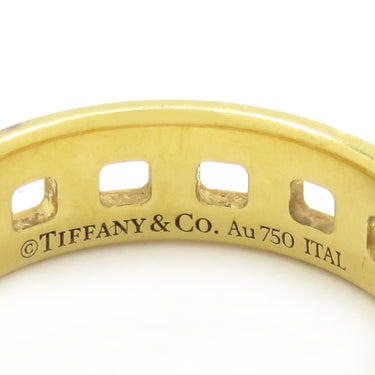 ティファニー Tiffany & Co Tトゥルーリング イエローゴールド K18YG リング 指輪 18K 750YG 12.5号