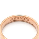 エルメス HERMES エヴァー ヘラクレス ローズゴールド K18PG ダイヤモンド #48(JP8) リング 指輪 ピンクゴールド Au750 18K Hモチーフ 8号