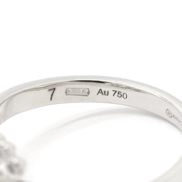 グッチ GUCCI GG ダイヤ ホワイトゴールド K18WG ダイヤモンド #7 リング 指輪 Au750 750 18K 7号