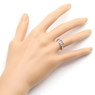 グッチ GUCCI GG ダイヤ ホワイトゴールド K18WG ダイヤモンド #7 リング 指輪 Au750 750 18K 7号