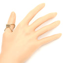 グッチ GUCCI GGランニング イエローゴールド K18YG ダイヤモンド #13 リング 指輪 750YG AU750 12号