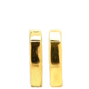 ノンブランド NON BRAND ダイヤ フープ イエローゴールド K18YG ダイヤモンド イヤリング