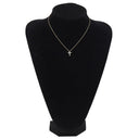 ティファニー Tiffany & Co ミニクロス ダイヤ ペンダント ピンクゴールド K18PG ダイヤモンド ネックレス 11石