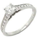 カルティエ Cartier ソリテール ハーフエタニティ プラチナシルバー Pt950 ダイヤモンド #52(JP12) リング 指輪 1粒 1石 11.5号