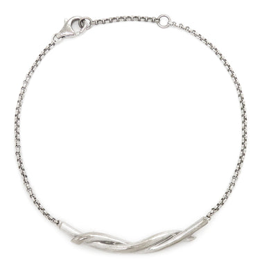 カルティエ Cartier アントラルセ ツイスト ホワイトゴールド K18WG ブレスレット 750WG 18K 18金 チェーンブレス