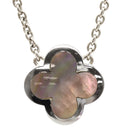 ヴァンクリーフアーペル Van Cleef & Arpels ピュア アルハンブラ ブラックシェル VCARA39600 ブラックシェル×ホワイトゴールド K18WG ブラックマザーオブパール ネックレス 750