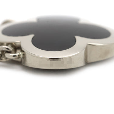 ヴァンクリーフアーペル Van Cleef & Arpels ピュア アルハンブラ ブラックシェル VCARA39600 ブラックシェル×ホワイトゴールド K18WG ブラックマザーオブパール ネックレス 750