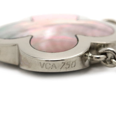 ヴァンクリーフアーペル Van Cleef & Arpels ピュア アルハンブラ ブラックシェル VCARA39600 ブラックシェル×ホワイトゴールド K18WG ブラックマザーオブパール ネックレス 750