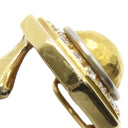 ショーメ CHAUMET イエローゴールド ダイヤモンド K24YG(中央部分のみ) K18YG イヤリング ダイヤ 24K×18K Au999 Au750 オクタゴン　　