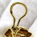 ショーメ CHAUMET イエローゴールド ダイヤモンド K24YG(中央部分のみ) K18YG イヤリング ダイヤ 24K×18K Au999 Au750 オクタゴン　　