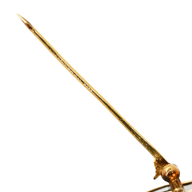 ノンブランド NON BRAND カメオ イエローゴールドXプラチナシルバー K18YG Pt900 ダイヤモンド ブローチ 彫刻 ペンダントトップ