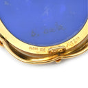 ノンブランド NON BRAND カメオ イエローゴールドXプラチナシルバー K18YG Pt900 ダイヤモンド ブローチ 彫刻 ペンダントトップ